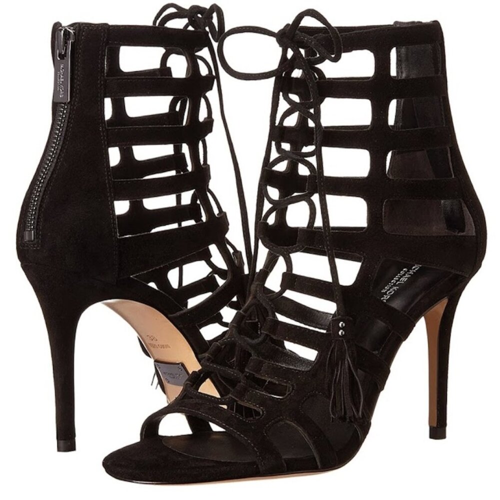 Michael Kors Collection Bardot Suede Heels